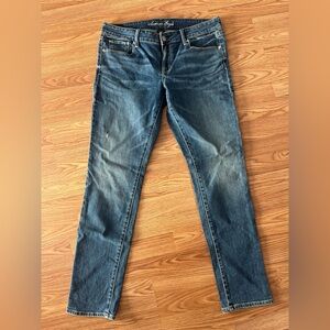 American Eagle Skinny Stretch Sz 12regular Distressed Jean